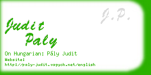 judit paly business card